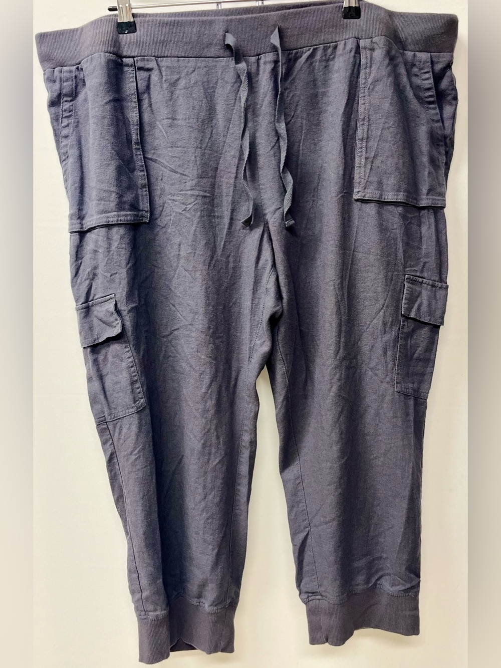 Brand New-Caslon Charcoal Cargo Jogger Pants